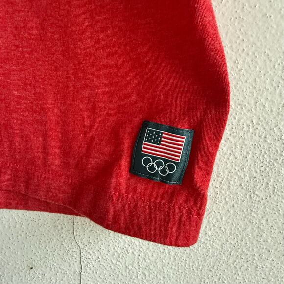 Vintage USA Olympic Team Red Graphic Tee‎ Short Sleeve Men's M - Picture 2 of 5